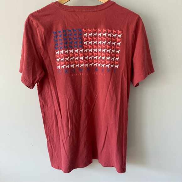 Crown and Ivey Fourth of July Pup Love T-shirt - Picture 2 of 6